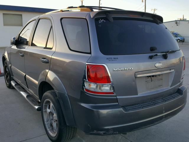 KNDJD733165502339 - 2006 KIA SORENTO EX GRAY photo 3