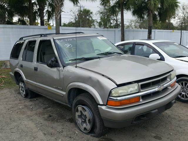 1GNDT13X04K135407 - 2004 CHEVROLET BLAZER BEIGE photo 1