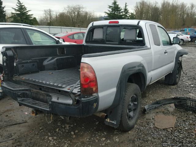 5TFUX4EN2CX013062 - 2012 TOYOTA TACOMA ACC SILVER photo 4