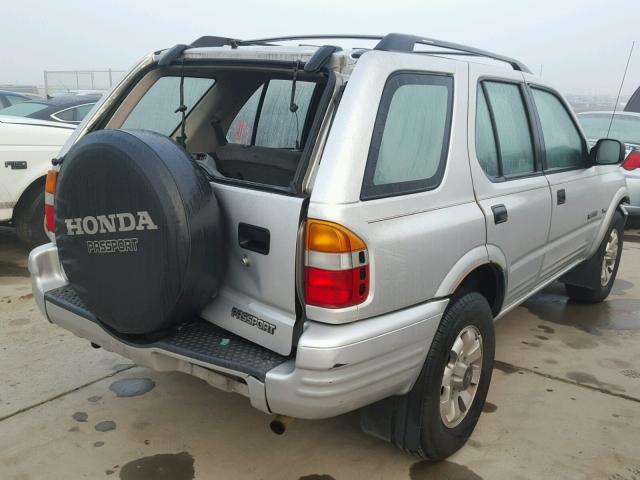 4S6DM58WXY4415040 - 2000 HONDA PASSPORT E SILVER photo 4