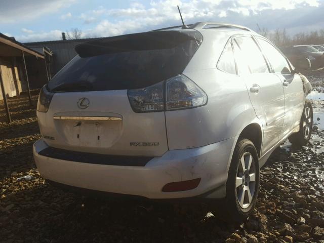 JTJHA31U240008641 - 2004 LEXUS RX 330 WHITE photo 4