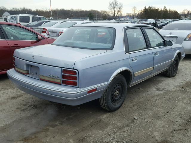 1G3AG55M4R6422338 - 1994 OLDSMOBILE CUTLASS CI BLUE photo 4