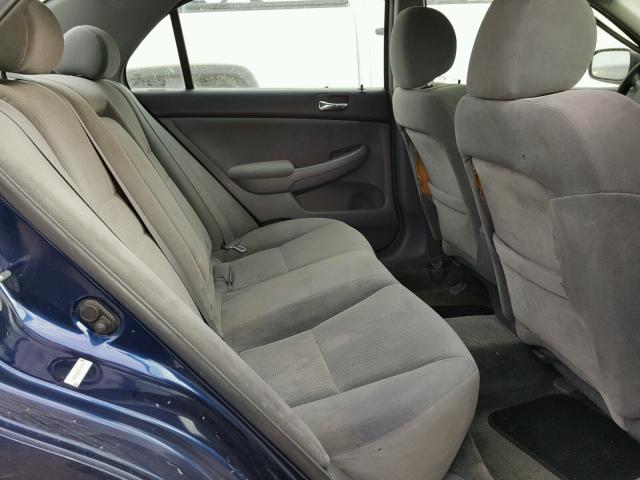 1HGCM56425A151434 - 2005 HONDA ACCORD LX BLUE photo 6