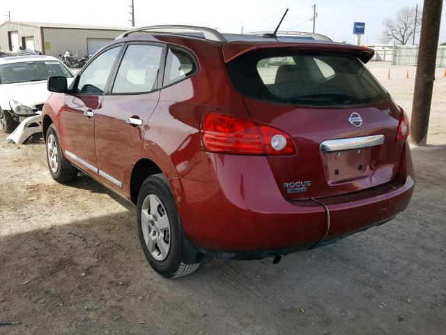 JN8AS5MT3FW151652 - 2015 NISSAN ROGUE SELE RED photo 3