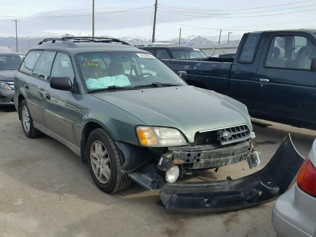 4S3BH665637651197 - 2003 SUBARU LEGACY OUT GREEN photo 1