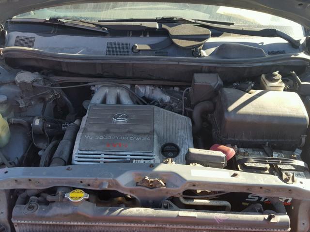 JT6GF10U5Y0076385 - 2000 LEXUS RX 300 GRAY photo 7