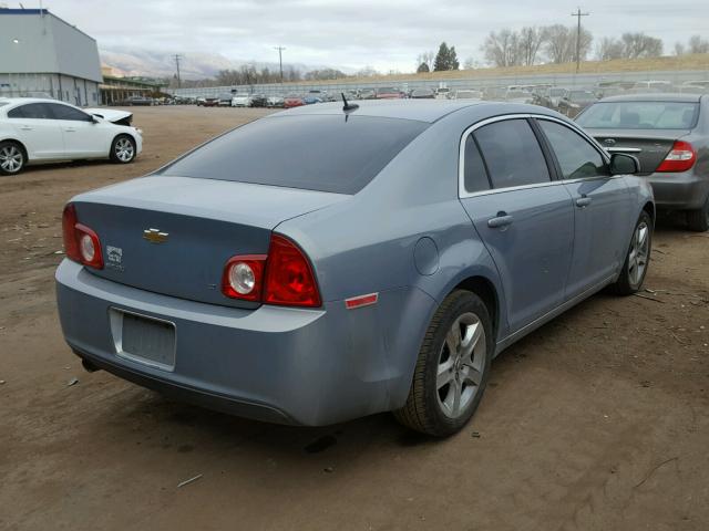 1G1ZH57BX9F159972 - 2009 CHEVROLET MALIBU 1LT BLUE photo 4