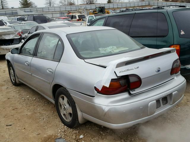1G1NE52J92M518204 - 2002 CHEVROLET MALIBU LS 银色 照片 3