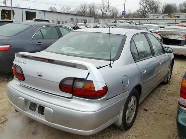 1G1NE52J92M518204 - 2002 CHEVROLET MALIBU LS SILVER photo 4