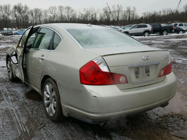 JNKAY01F06M264450 - 2006 INFINITI M35 BASE BEIGE photo 3