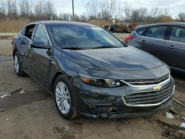 1G1ZE5ST0HF128673 - 2017 CHEVROLET MALIBU LT GRAY photo 1