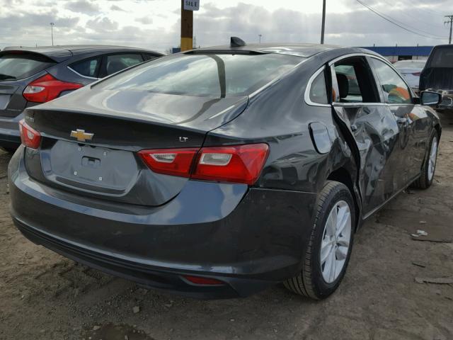 1G1ZE5ST0HF128673 - 2017 CHEVROLET MALIBU LT GRAY photo 4