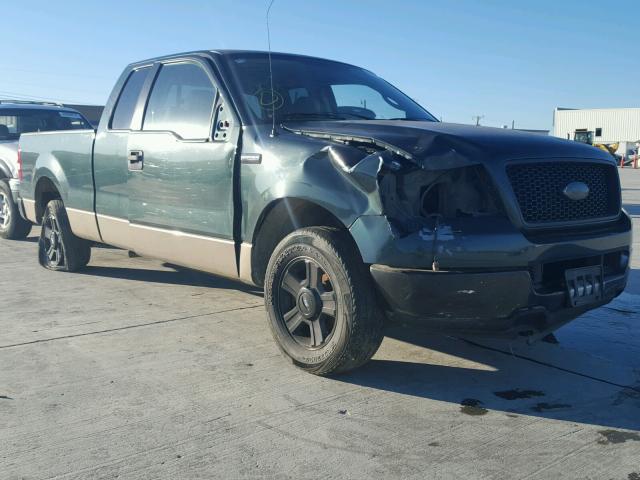 1FTRX12W55NB85912 - 2005 FORD F150 Жасыл фото 1