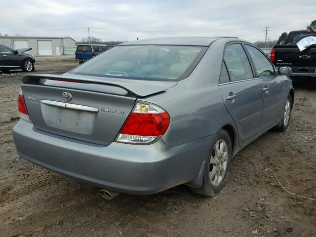 4T1BE32K15U584494 - 2005 TOYOTA CAMRY LE GREEN photo 4