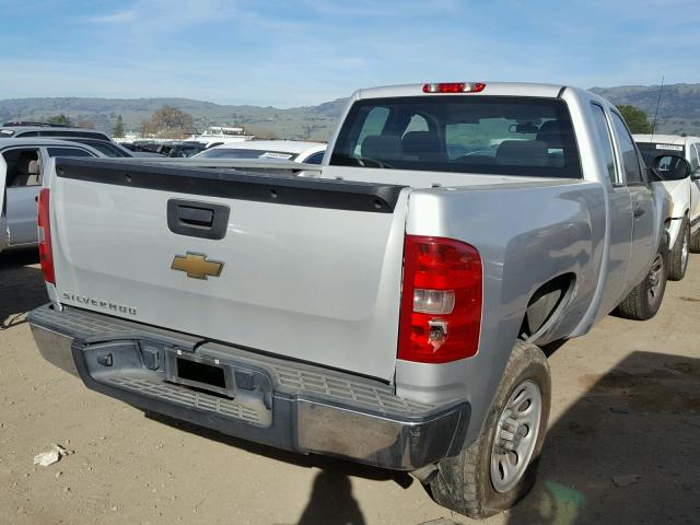 1GCSCPEX5AZ231908 - 2010 CHEVROLET SILVERADO SILVER photo 4