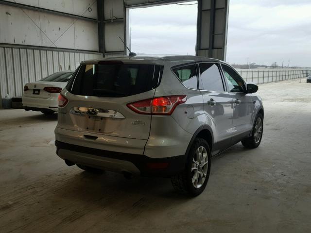 1FMCU0H94DUC72078 - 2013 FORD ESCAPE SEL SILVER photo 4