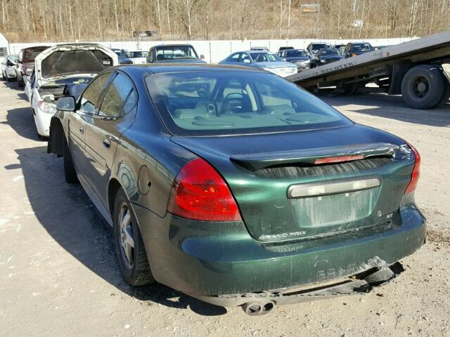 2G2WS522741124037 - 2004 PONTIAC GRAND PRIX GREEN photo 3