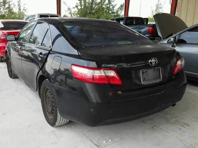 4T1BE46K19U826593 - 2009 TOYOTA CAMRY BASE BLACK photo 3
