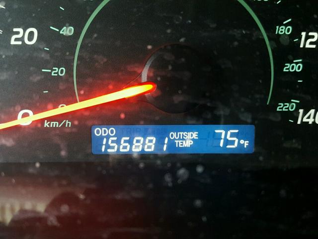 4T1BE46K19U826593 - 2009 TOYOTA CAMRY BASE BLACK photo 8