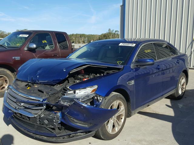 1FAHP2E81DG192279 - 2013 FORD TAURUS SEL BLUE photo 2