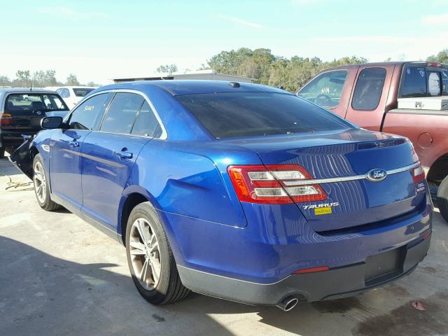 1FAHP2E81DG192279 - 2013 FORD TAURUS SEL BLUE photo 3