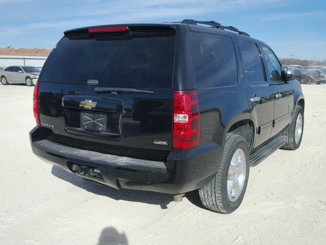 1GNFC23079R284283 - 2009 CHEVROLET TAHOE C150 BLACK photo 4