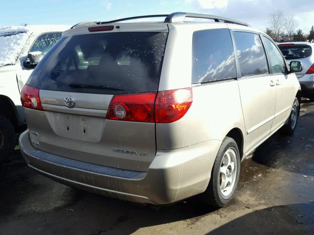 5TDZA23C46S553813 - 2006 TOYOTA SIENNA CE GOLD photo 4