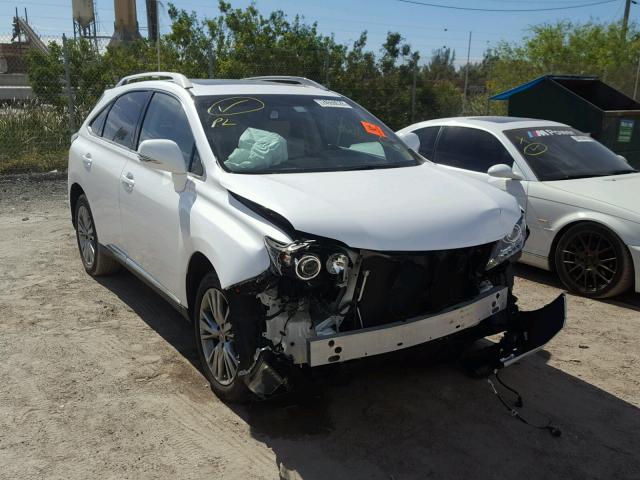 2T2ZK1BA3DC099675 - 2013 LEXUS RX 350 WHITE photo 1