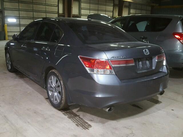 1HGCP3F87CA012394 - 2012 HONDA ACCORD EXL GRAY photo 3