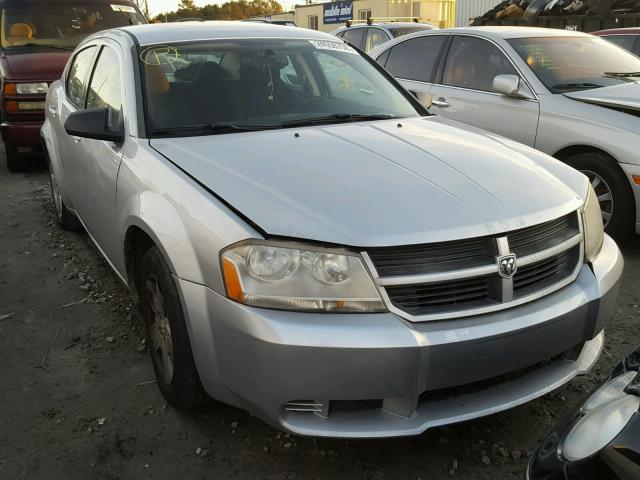 1B3LC46B99N506335 - 2009 DODGE AVENGER SE SILVER photo 1