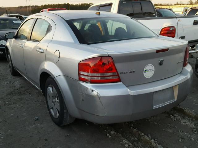 1B3LC46B99N506335 - 2009 DODGE AVENGER SE SILVER photo 3