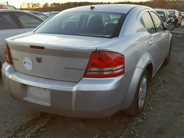 1B3LC46B99N506335 - 2009 DODGE AVENGER SE SILVER photo 4