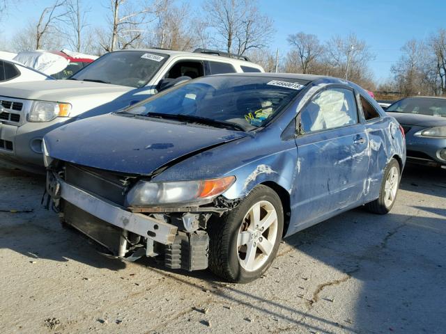 2HGFG11898H510520 - 2008 HONDA CIVIC EX ნაცრისფერი ფოტო 2