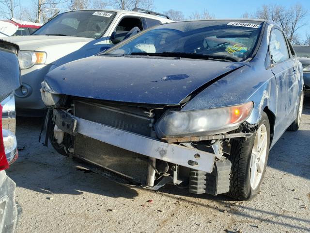 2HGFG11898H510520 - 2008 HONDA CIVIC EX GRAY photo 9