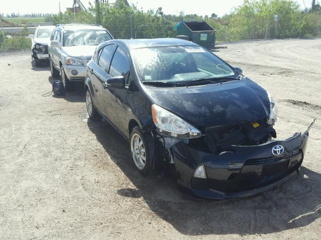 JTDKDTB33D1551092 - 2013 TOYOTA PRIUS C BLACK photo 1