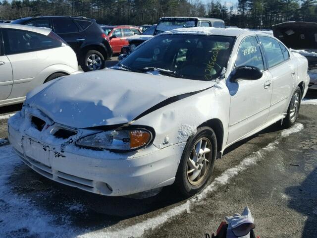 1G2NF52E04C167428 - 2004 PONTIAC GRAND AM S WHITE photo 2