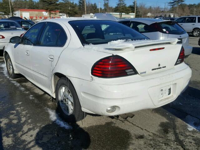 1G2NF52E04C167428 - 2004 PONTIAC GRAND AM S WHITE photo 3