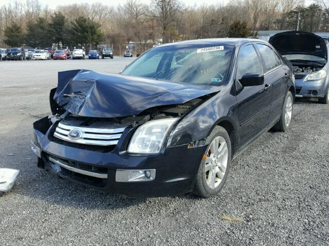 3FAHP08127R218548 - 2007 FORD FUSION SEL BLACK photo 2