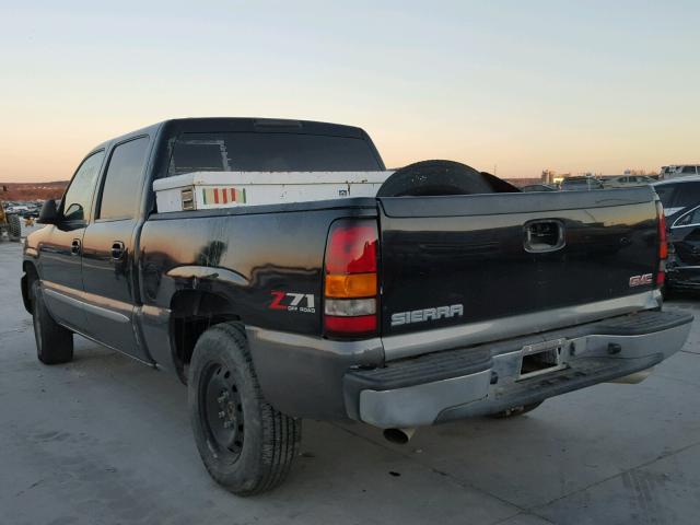 2GTEK13T751157063 - 2005 GMC NEW SIERRA BLACK photo 3