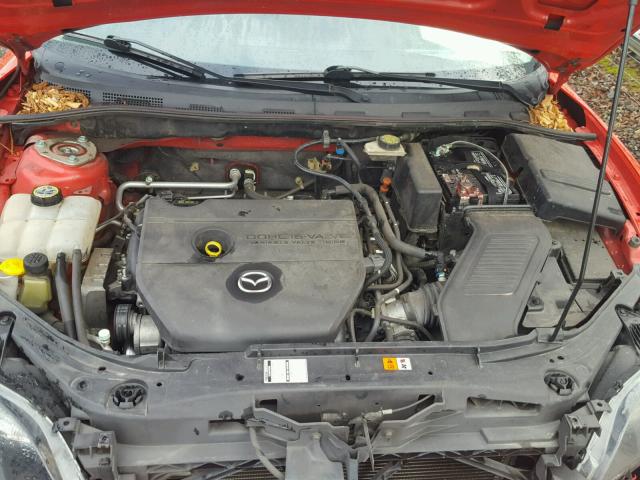 JM1BK32F881833766 - 2008 MAZDA 3 I RED photo 7