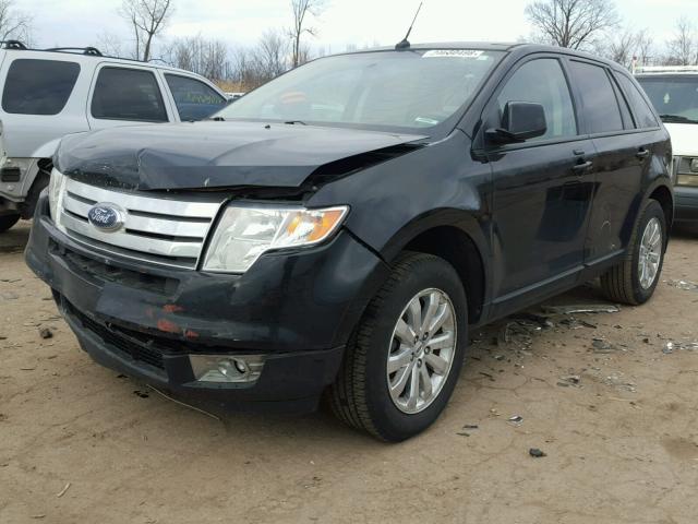 2FMDK38C09BA50187 - 2009 FORD EDGE SEL BLACK photo 2