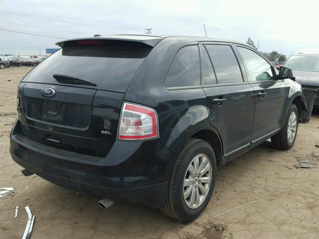 2FMDK38C09BA50187 - 2009 FORD EDGE SEL BLACK photo 4