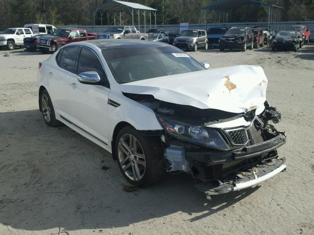 5XXGR4A64DG109886 - 2013 KIA OPTIMA SX WHITE photo 1