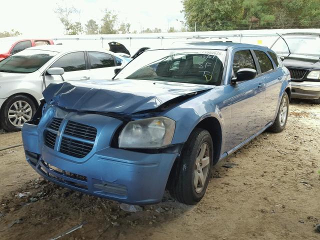 2D4FV47T17H701996 - 2007 DODGE MAGNUM SE BLUE photo 2