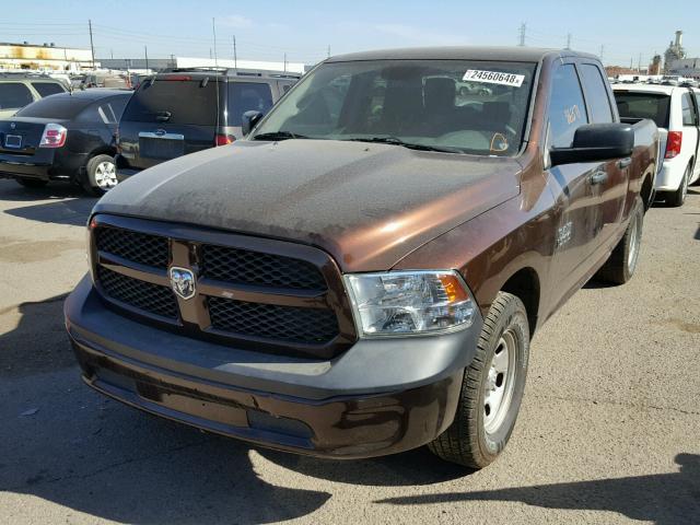 1C6RR6FP9DS586736 - 2013 RAM 1500 ST BROWN photo 2