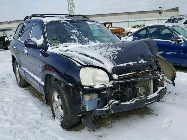 KM8SC13D65U992547 - 2005 HYUNDAI SANTA FE G BLUE photo 1