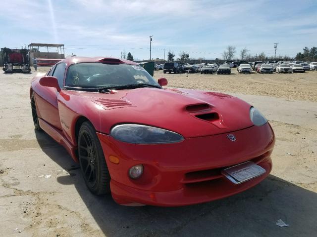 1B3ER69E0YV605469 - 2000 DODGE VIPER GTS RED photo 1