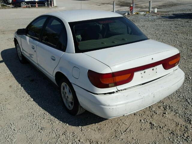 1G8ZK52712Z210740 - 2002 SATURN SL2 WHITE photo 3