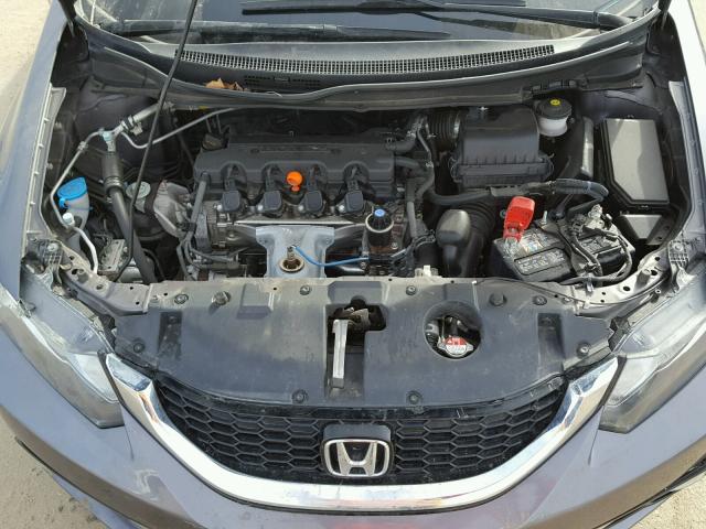 19XFB2F97FE010000 - 2015 HONDA CIVIC EXL GRAY photo 7