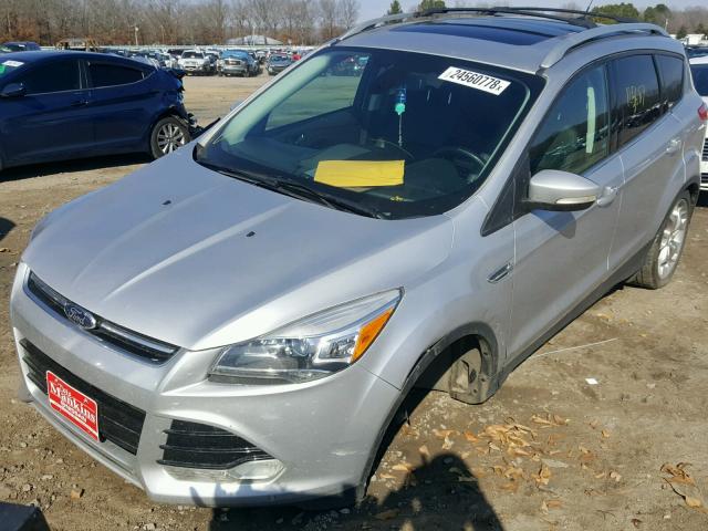 1FMCU0J94DUB95478 - 2013 FORD ESCAPE TIT SILVER photo 2